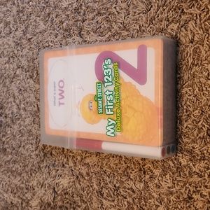 Sesame Street my First 123's deluxe activity cards with markers and case